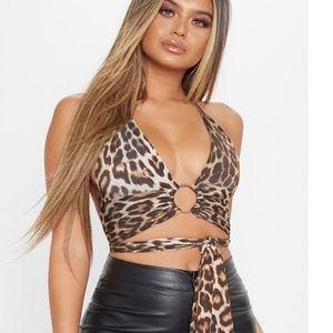 Pretty Little Thing Leopard Print Top